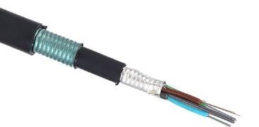 Cable de fribra óptica directo Gyta53 del entierro de la comunicación de las telecomunicaciones base 4 - 144 acorazados al aire libre