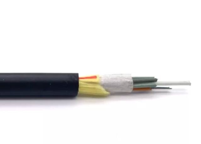 Cable de la fibra de G652D ADSS todo el cables aéreo óptico autosuficiente de la fibra de la base del dieléctrico 24