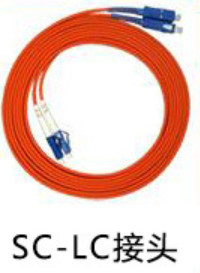 El SC del LC de la chaqueta de PVC de LSZH remienda el cordón OM2 diámetro con varios modos de funcionamiento a dos caras de 0.9m m/de 2.0m m/de 3.0m m