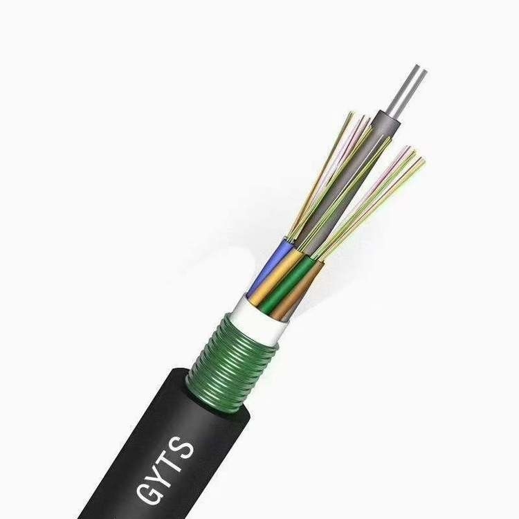 24 modos de fibra óptica al aire libre del cable G652D de la base GYTS FTTH solos para la comunicación