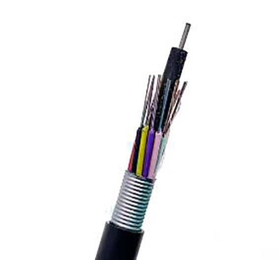 24 modos de fibra óptica al aire libre del cable G652D de la base GYTS FTTH solos para la comunicación