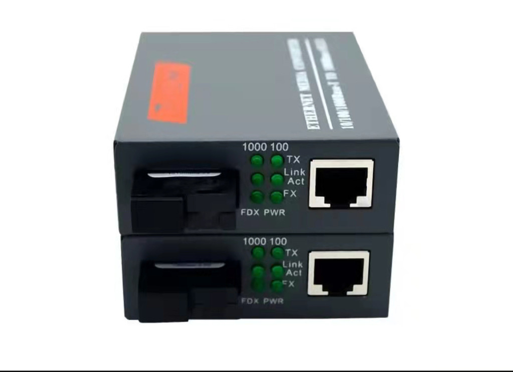 Fibras de fibra óptica del solo modo del transmisor-receptor los 20KM 1310nm 1550nm HTB-GS-03A/B del gigabit solas