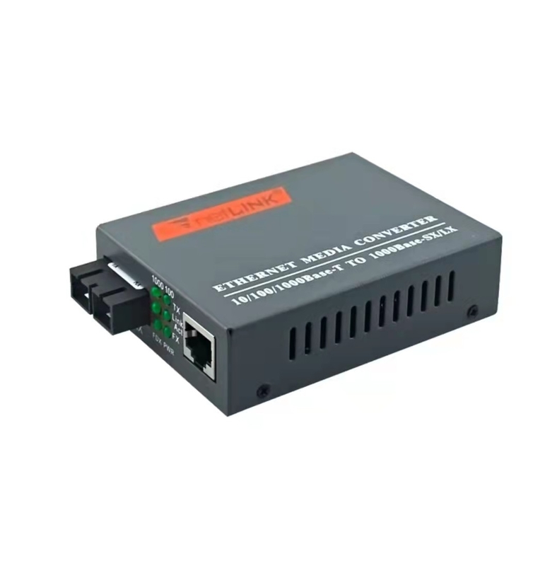 HTB-GS-03 fibras dobles de fibra óptica del solo modo 1310nm del transmisor-receptor el 10/100/1000M los 20KM
