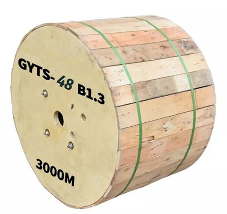 GYTS SM acorazó el cable de fribra óptica de 48 bases 9/125u al aire libre para la comunicación de las telecomunicaciones
