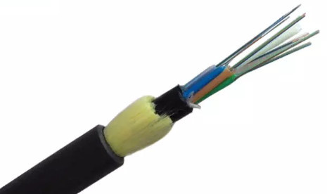2 - Cable de fribra óptica ADSS de 288 bases todo el tipo autosuficiente dieléctrico de la chaqueta G652D del PE