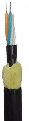 2 - Cable de fribra óptica ADSS de 288 bases todo el tipo autosuficiente dieléctrico de la chaqueta G652D del PE