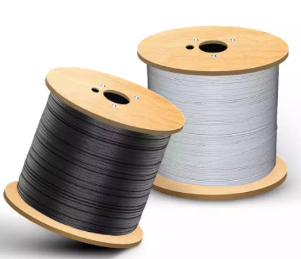 Chaqueta reforzada LSZH del solo modo G657A2 FRP del cable de descenso de la fibra óptica de 1 base GJYXCH
