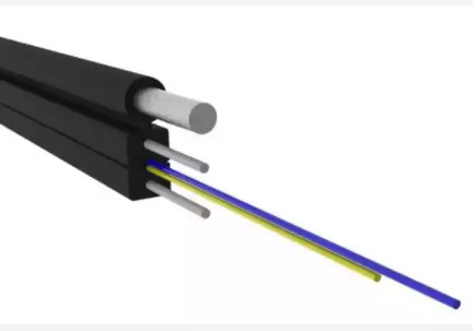 Cable de fibra óptica para exteriores 1/2/4 Core G657A Cable de descenso con varios modos de funcionamiento de 2 km FTTH GJYXCH