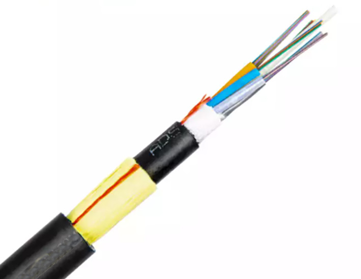 Adss Cable de fribra óptica monomodo para exteriores G652D /G657A1/G657A2 PVC LSZH LSOH PE HDPE