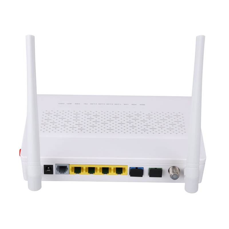 2T2R los POTES CATV del modo GPON EPON ONU 3FE 1GE WIFI se doblan módem de la fibra FTTH ONU