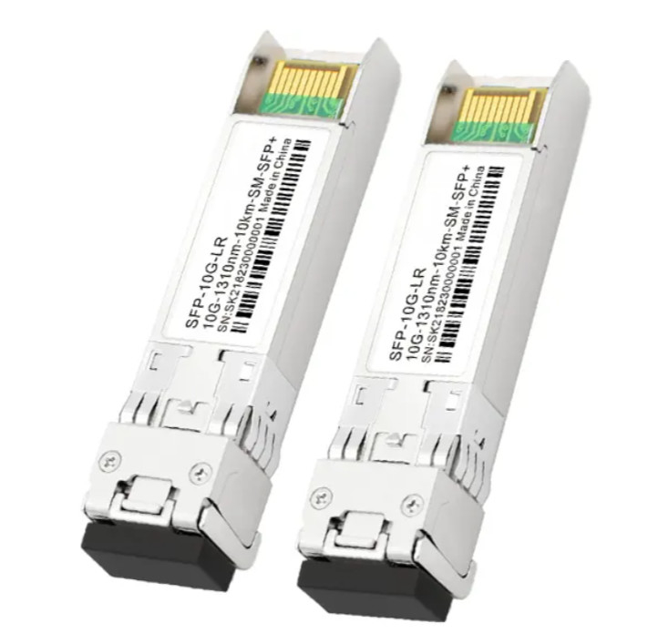 transmisor de la fibra óptica 3.3V y conector del receptor 10G SFP LR el 10km 1310nm LC