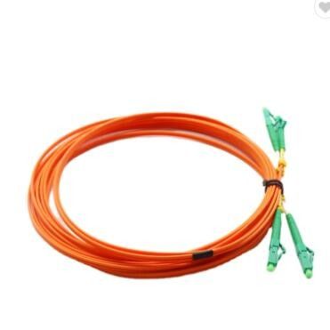 Cable del remiendo de la fibra del duplex de 2 metros, APC Lc al cordón de remiendo del Lc