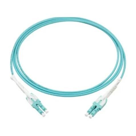cordón de remiendo a dos caras del 125µm Lc Lc, AQUA Multimode Fiber Jumpers