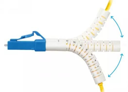 cordón de remiendo de la fibra óptica 9/125um, cable de la fibra del modo del 1M Lc Lc Single