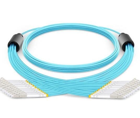 Base acorazada OS2 E2000 del cable 6 del remiendo de la fibra óptica a la alta densidad del solo modo E2000