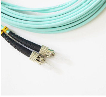 cable AQUA Color For FTTH del remiendo de la fibra con varios modos de funcionamiento del ST de los 2M ST To