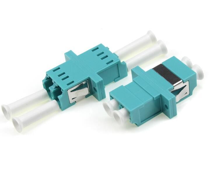 Lc al tipo adaptador a dos caras plástico de la simetría del adaptador OM3 de la fibra del Lc del UPC APC LC