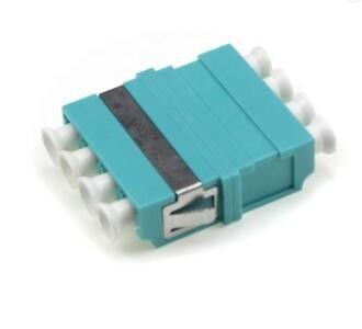 Adaptadores bajos de la fibra óptica del IR, corazones del adaptador 4 del patio de OM3 LC