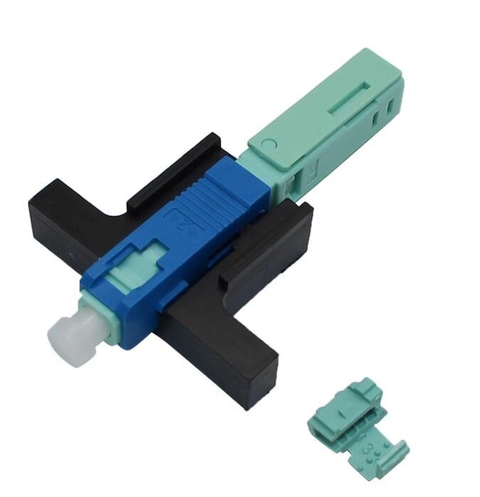 LAN Sc Quick Assembly Connector, conectores de la fibra del solo modo del Sc pre integró
