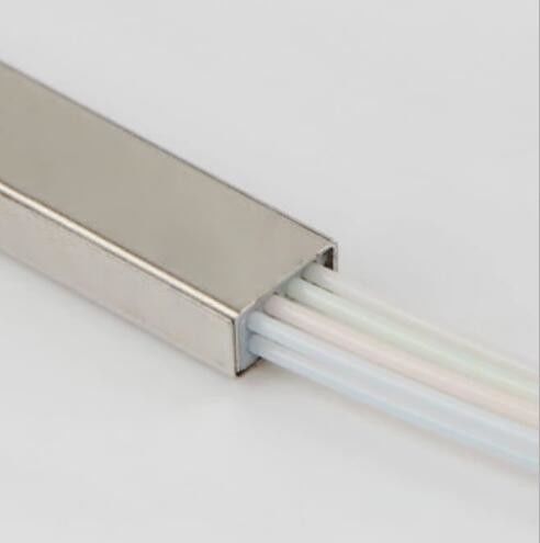Tipo de acero inoxidable SC/PC UPC del tubo del mini divisor de la fibra óptica 2x8