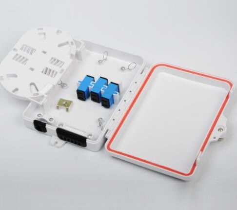 Caja 4/6 de distribución de la fibra óptica del mercado FTTH de la entrada 6 de la caja de desbloqueo de la fibra óptica 1 mini FDB