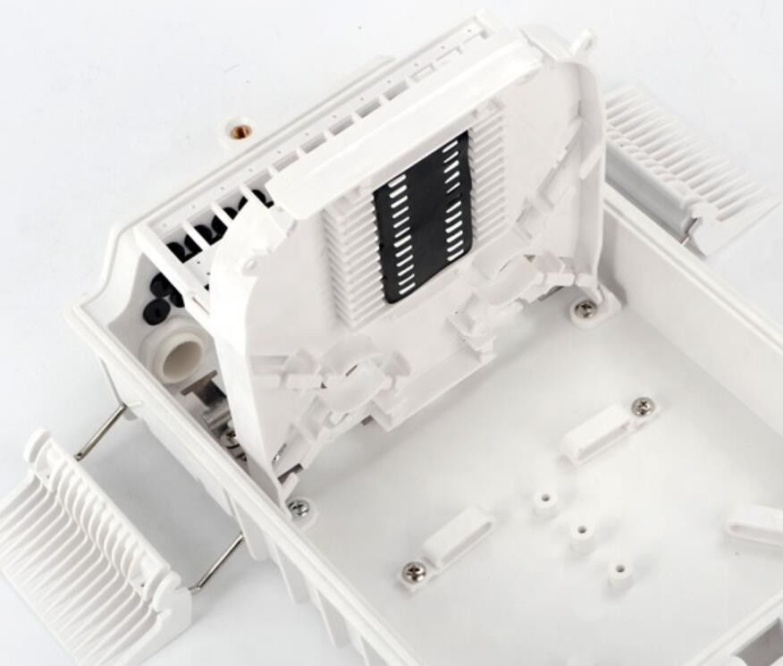 Puerto de entrada al aire libre de la prenda impermeable IP65 FTTH 4 de la base de la caja terminal 24 de la fibra óptica de Odf/24 hacia fuera portuario