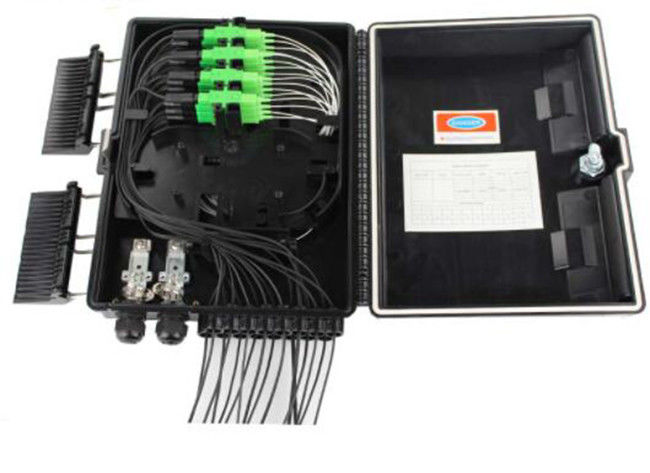 Caja de distribución impermeable de la fibra óptica de Ftth de los puertos del mercado 16 de la entrada 16 de la caja terminal 2 ABS/PC