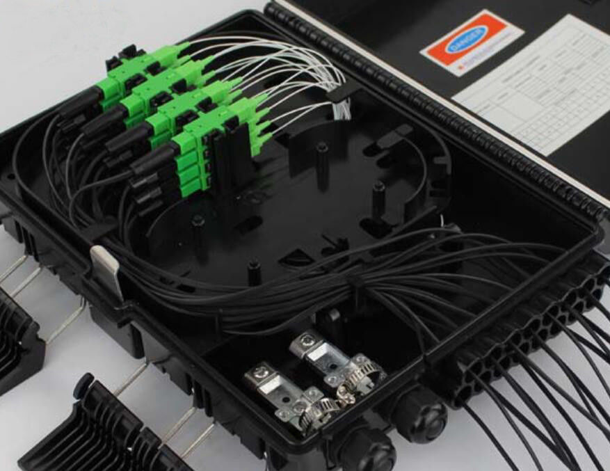 Caja de distribución impermeable de la fibra óptica de Ftth de los puertos del mercado 16 de la entrada 16 de la caja terminal 2 ABS/PC