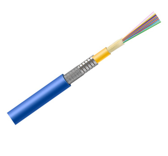 Solo acero del espiral de la base del filamento multi acorazado interior del cable de fribra óptica