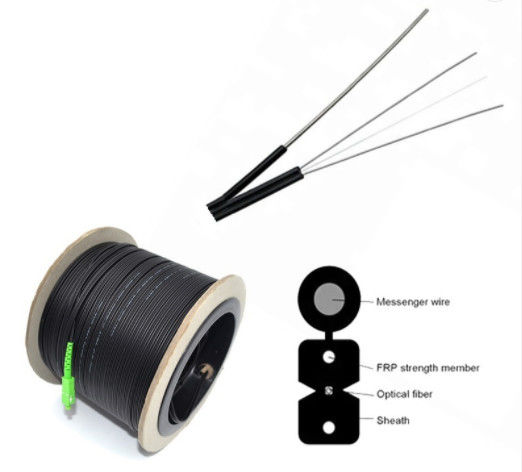 La base G657A1 Ftth del 1/2 cae pérdida de inserción baja estándar del IEC del cable