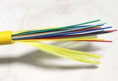 PVC del centro 9/125 PE de la fecha de la base LSZH GJFJV-48B1 del cable óptico 48 del solo modo del SM