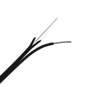 Alambre de cuero al aire libre GJYXCH-2B de 2core 3steel de la mariposa del dos-corazón al aire libre del cable óptico