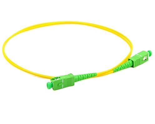 longitud APC de 3M del cordón de remiendo de la fibra óptica de 2.0m m que pule el cordón de remiendo a una cara del SC del SC