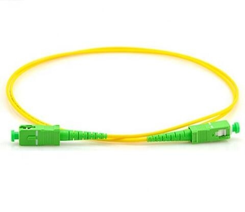 longitud APC de 3M del cordón de remiendo de la fibra óptica de 2.0m m que pule el cordón de remiendo a una cara del SC del SC