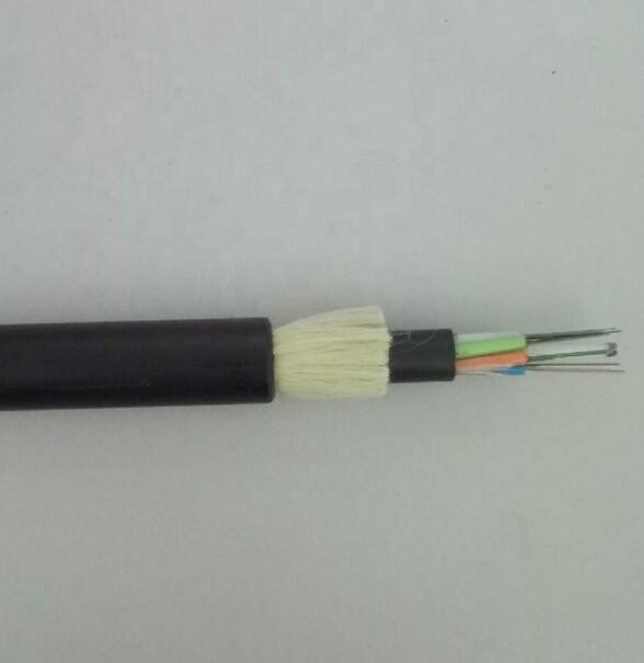 Solo modo del palmo aéreo al aire libre del cable de fribra óptica ADSS el 100m todos los 24 corazones dieléctricos