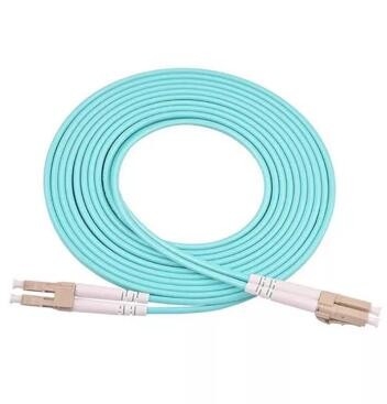 Chaqueta a dos caras del cordón de remiendo del LC LC OM3 LSZH para Gigabit Ethernet