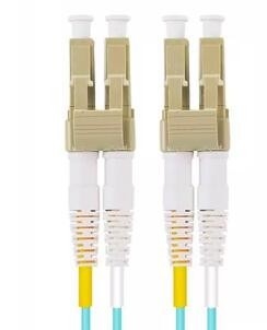 Chaqueta a dos caras del cordón de remiendo del LC LC OM3 LSZH para Gigabit Ethernet