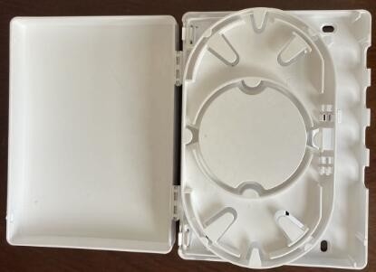 Soporte material de la pared de 4 de la base FTTH de la fibra óptica de la terminación ABS plásticos de la caja