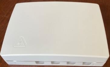 Soporte material de la pared de 4 de la base FTTH de la fibra óptica de la terminación ABS plásticos de la caja