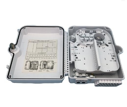 ABS impermeable de los corazones de la caja de distribución de la fibra óptica del conector ODP ODF 24 plástico