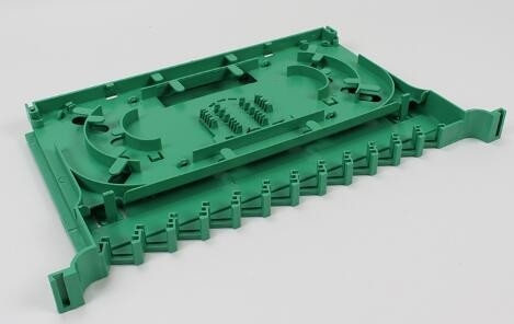 Configuración completa vacía liada base óptica del SC FC LC de la bandeja de la coleta de la bandeja 12 del empalme de la fusión