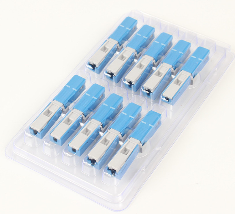 Conector frío pre enterrado del conector FTTH de la fibra óptica de la fibra óptica rápida del SC